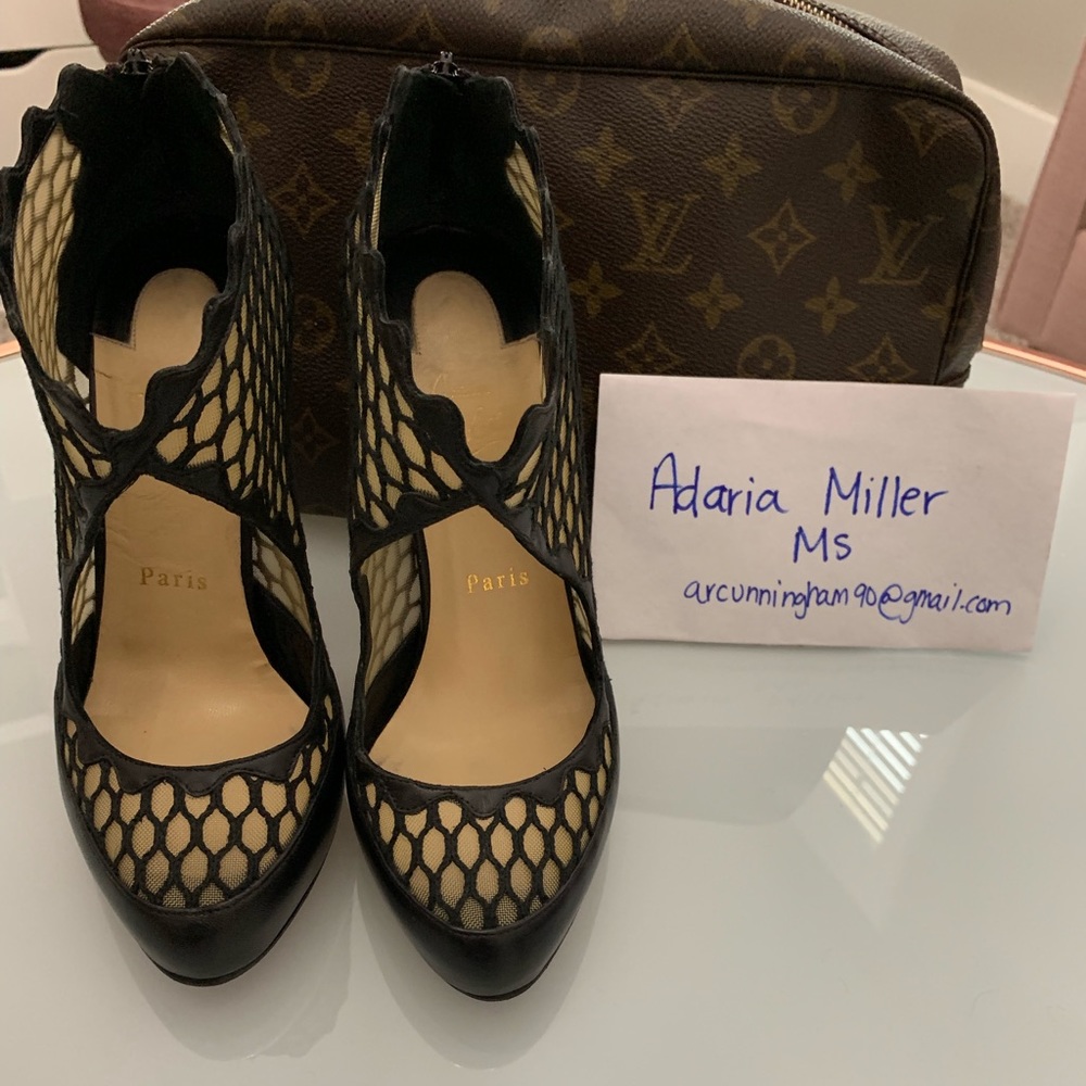 💕Christian Louboutin Violet Ankle Booties💕